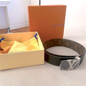 LV INITIALES 30MM REVERSIBLE BELT